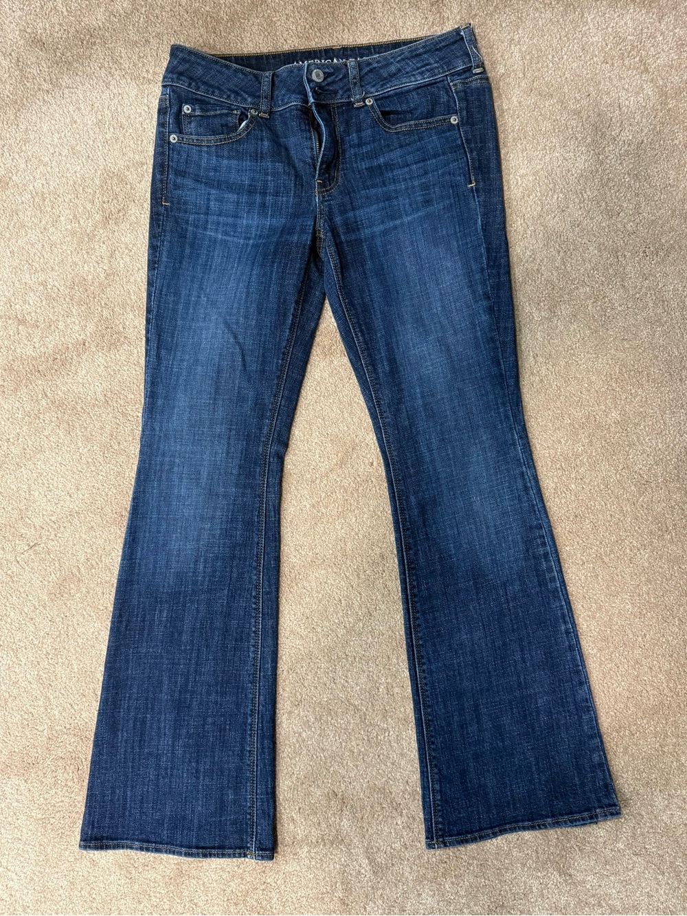 American Eagle Outfitters Dark Blue Bootcut Jeans